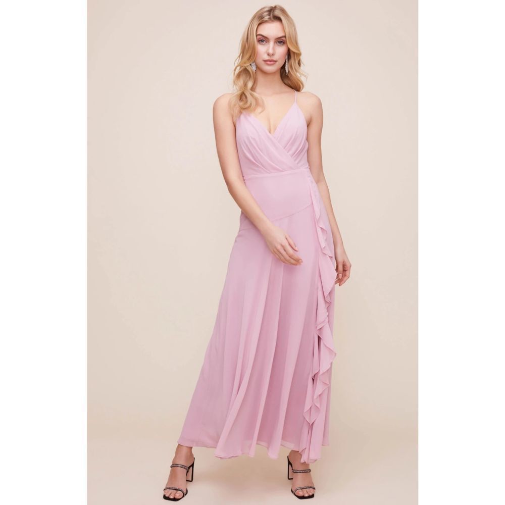Astr Blush Maxi Dress